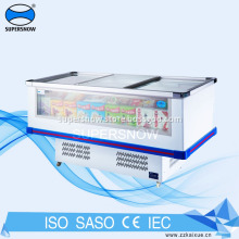 Sliding Glass Door Refrigerator Freezer